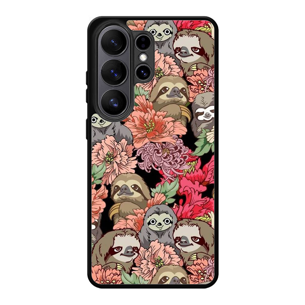 Sloth Flower Samsung Galaxy S26 Ultra Case QC11030