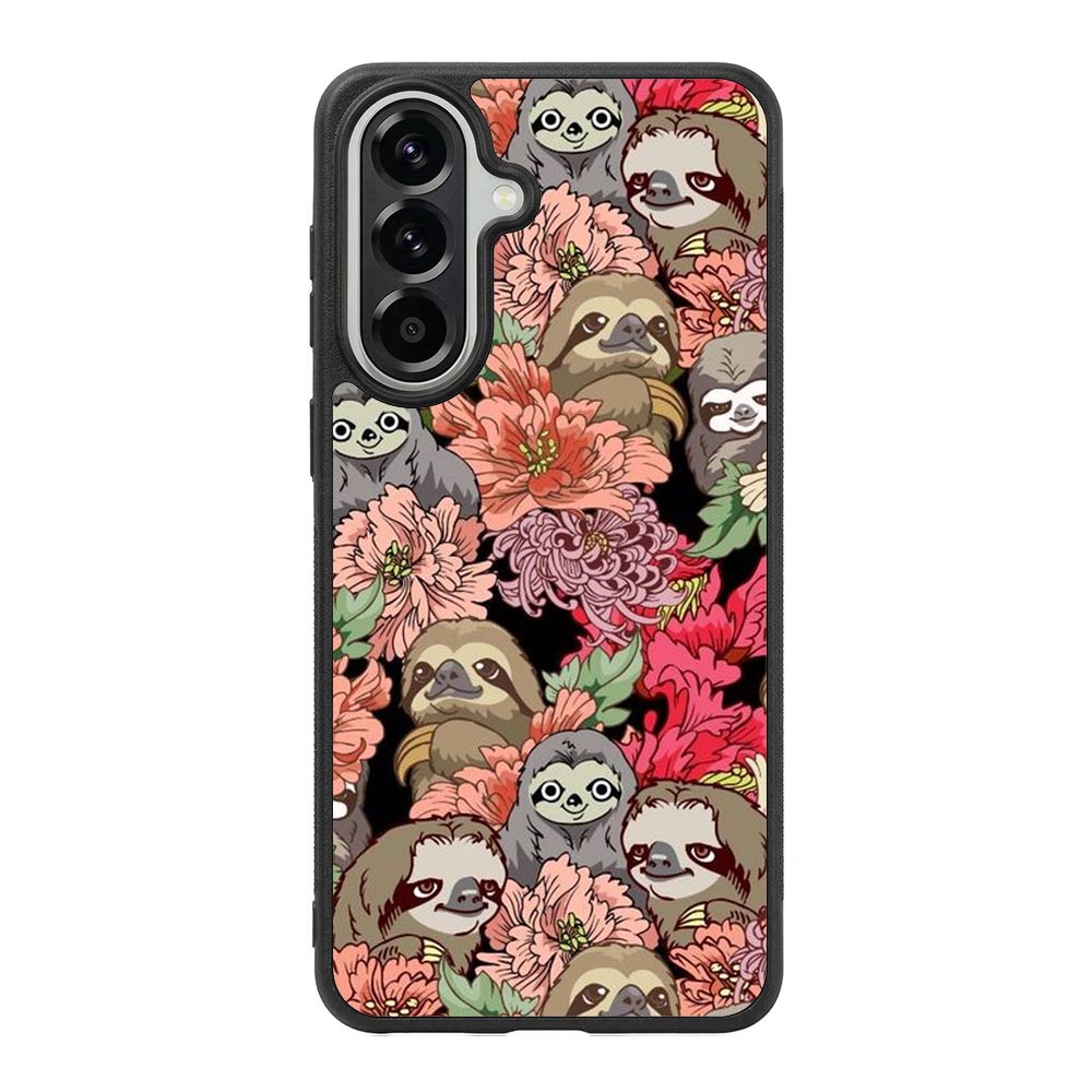 Sloth Flower Samsung Galaxy A37 Case QC11030