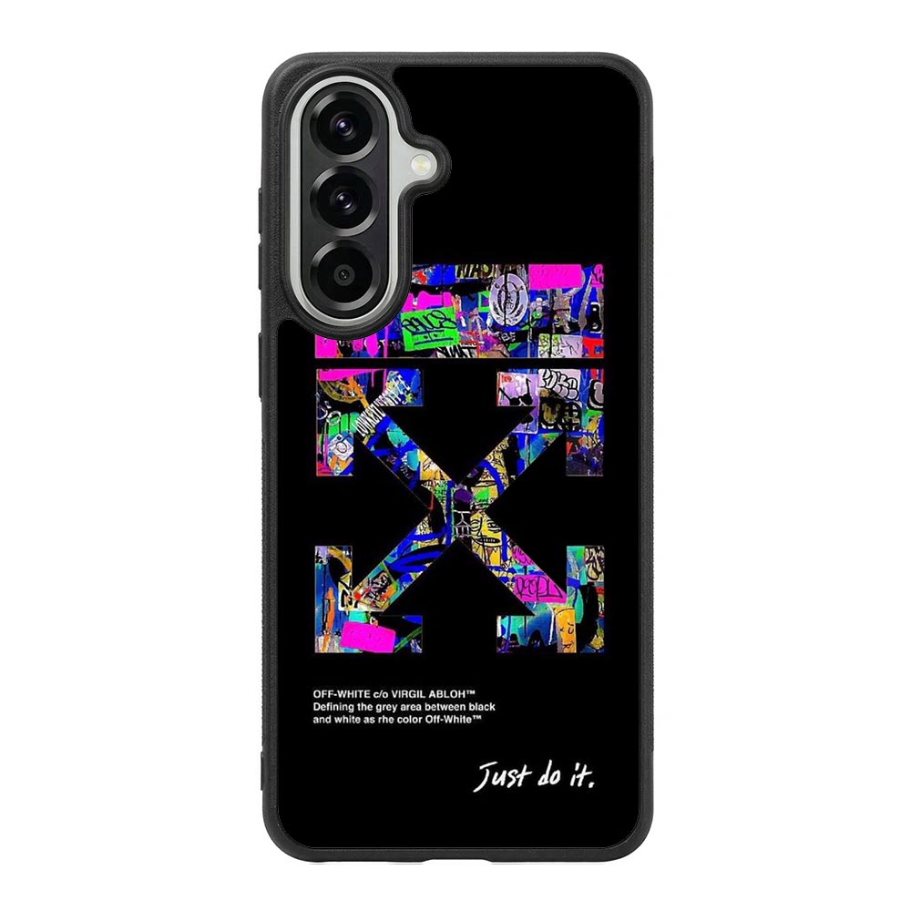 Off White Samsung Galaxy A57 Case QC10989