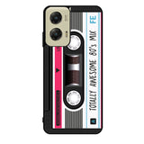 cassette tape pink Motorola Moto G Stylus 5G 2024 Case OV11190