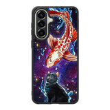Fish and cat japanese Samsung Galaxy A57 Case OV10855