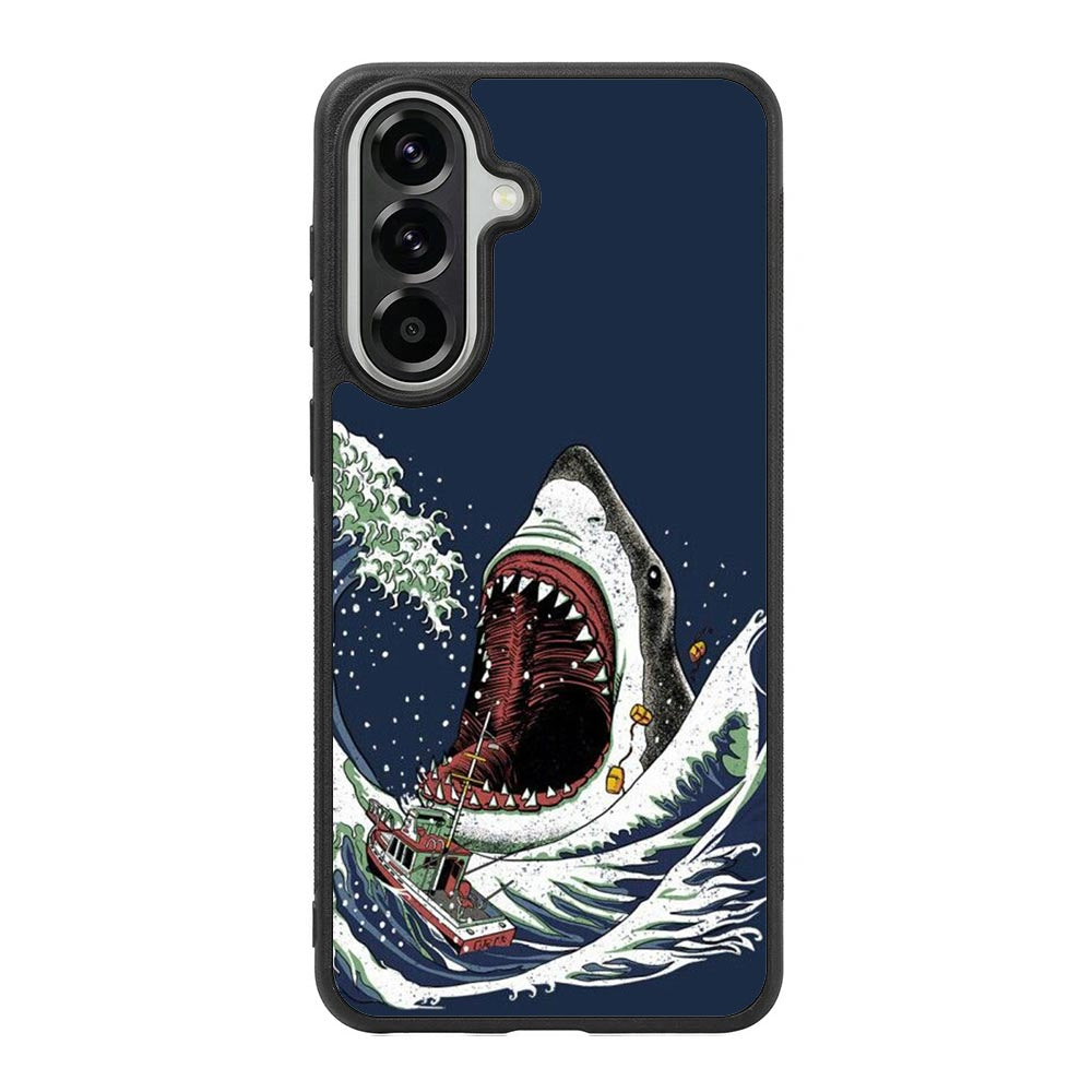 shark japanese wave Samsung Galaxy A57 Case OV10421
