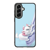 Blue Marie Cat Face Samsung Galaxy A57 Case OV10656