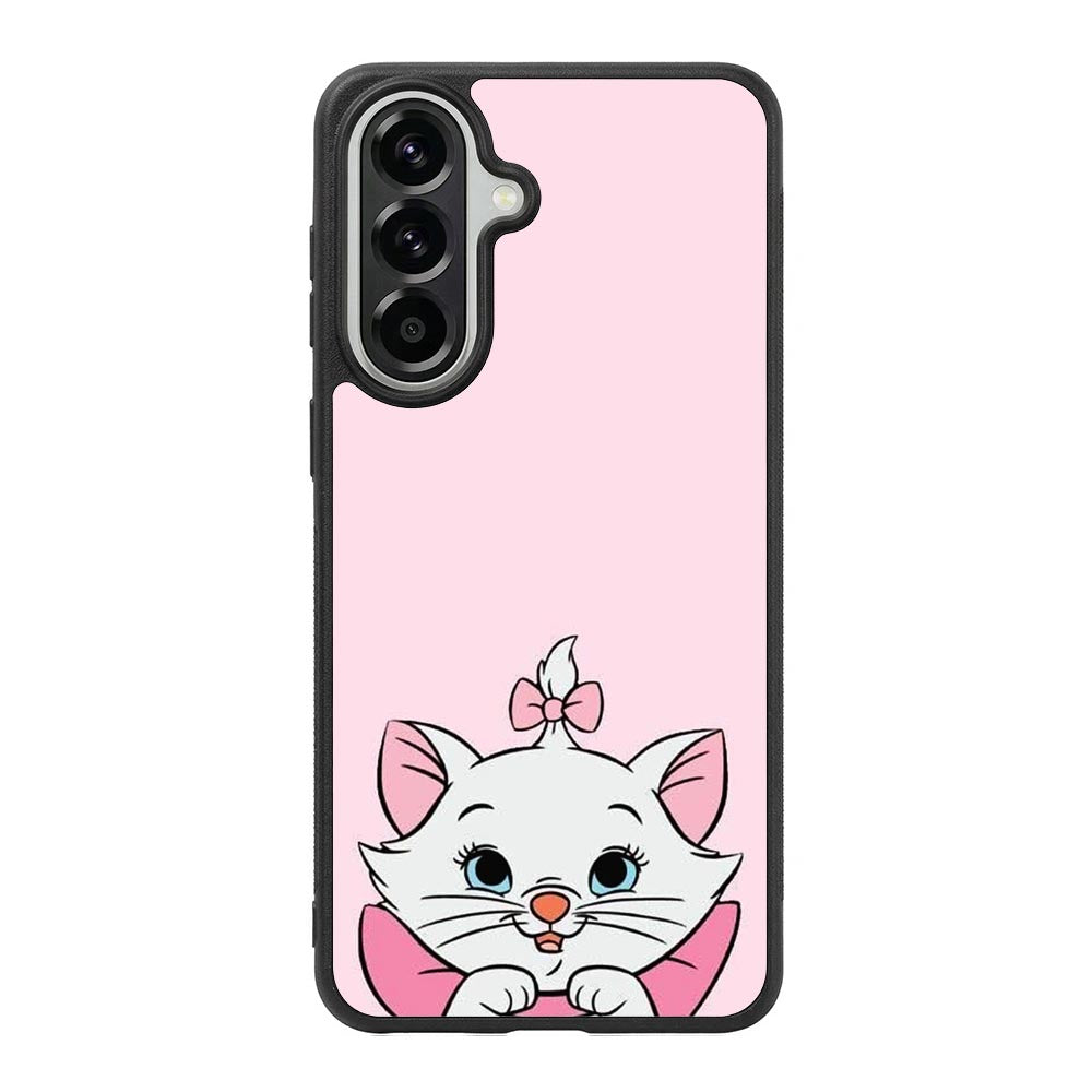 Pink Marie Cat Face Samsung Galaxy A57 Case OV10544
