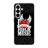 i love rock music Samsung Galaxy S26 Case QC1558