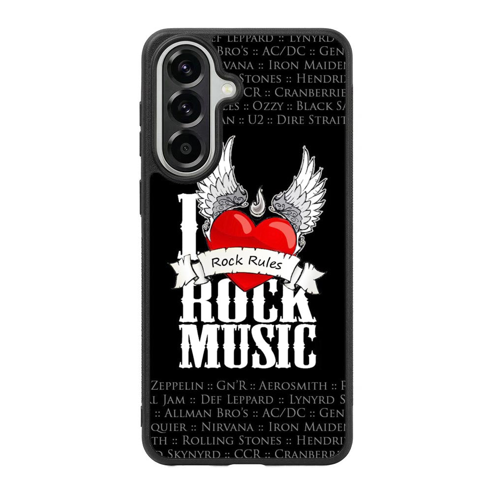i love rock music Samsung Galaxy A37 Case OV1558