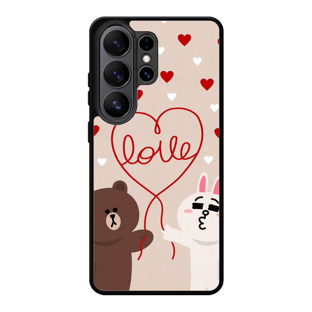 cony brown line Samsung Galaxy S26 Ultra Case OV1564