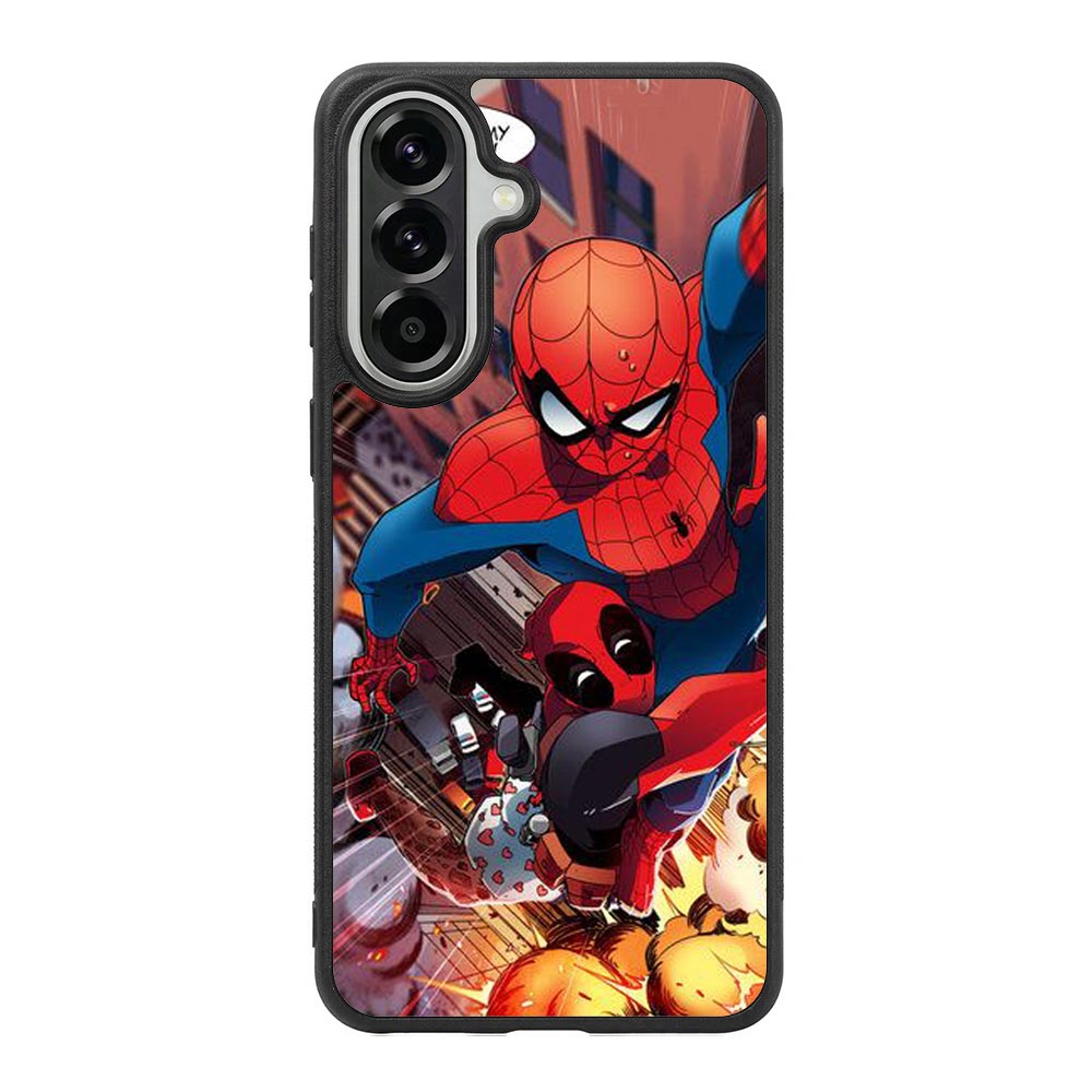 Spiderman and Deadpool funny Samsung Galaxy A57 Case OV1644