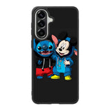 stitch and mickey mouse Samsung Galaxy A57 Case