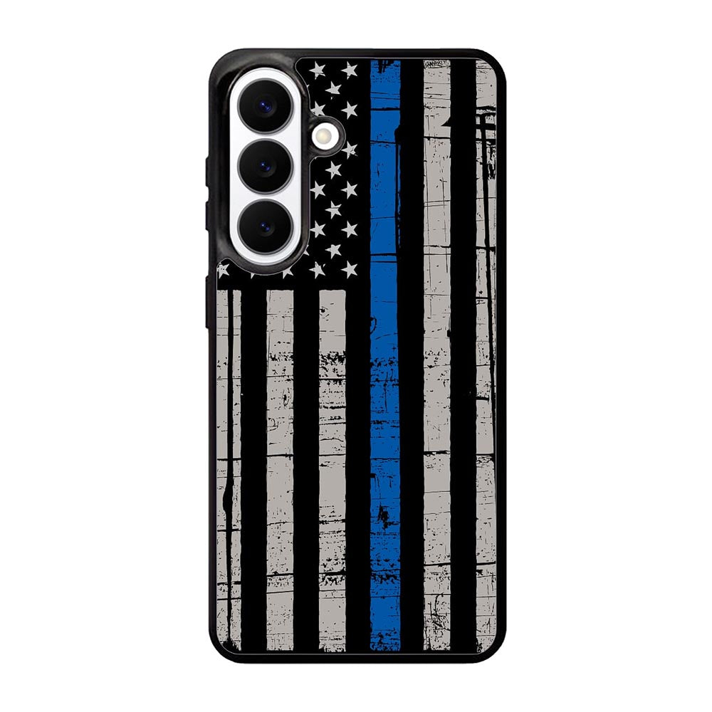 Blue Line Flag Samsung Galaxy S26 Plus Case OV7287