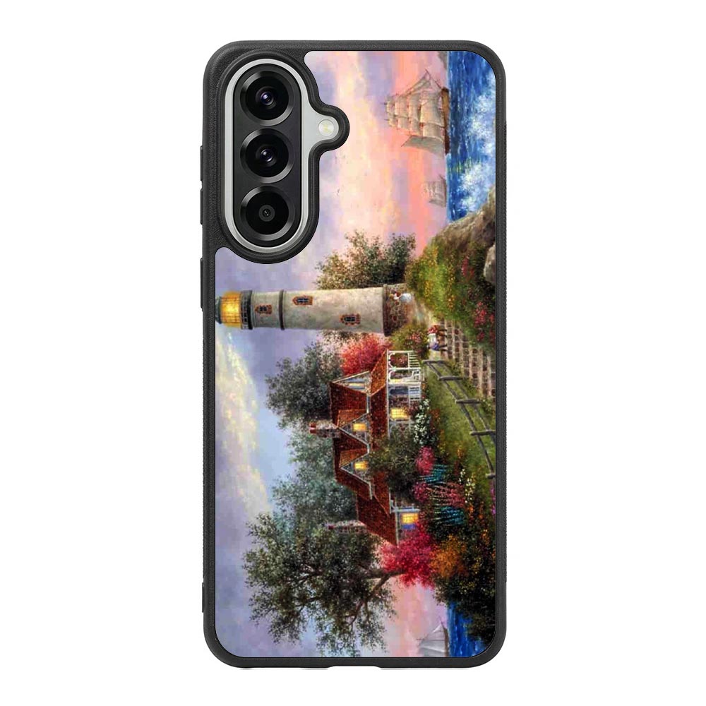 Lighthouse On Hill art Samsung Galaxy A57 Case