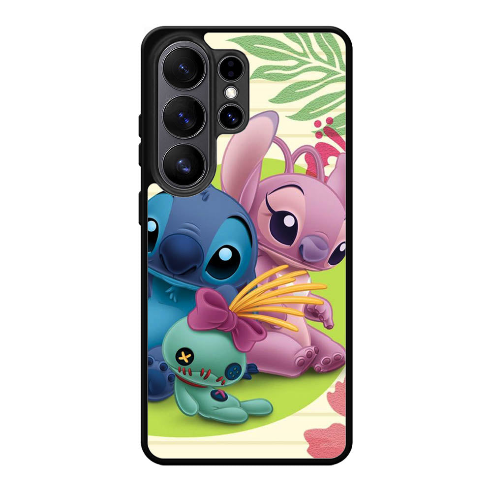 stitch and angel WALLPAPER Samsung Galaxy S26 Ultra Case OV2337