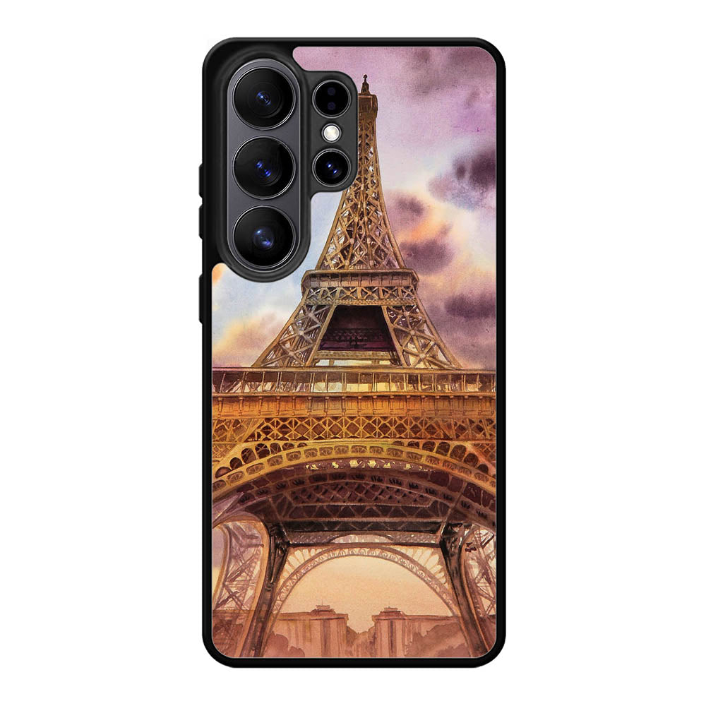 Eiffel Painting of Paris Samsung Galaxy S26 Ultra Case OV1767