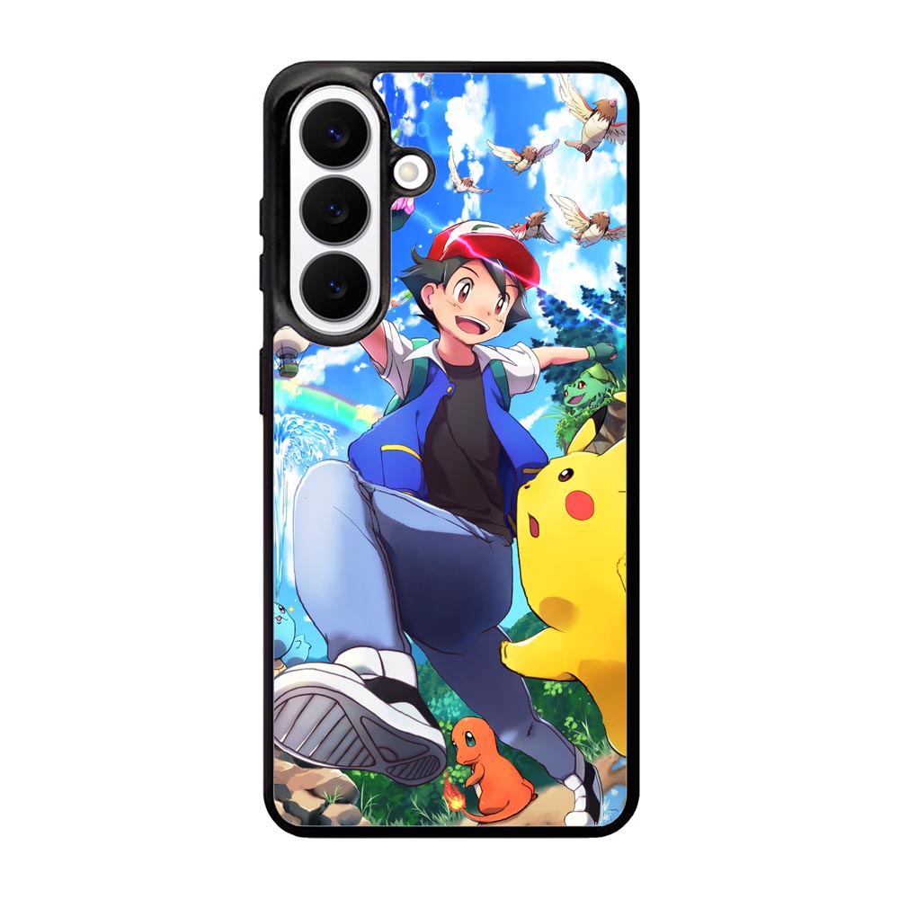 Pokemon Ash And Pikachu Samsung Galaxy S26 Plus Case QC9392