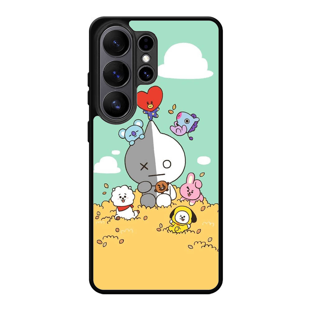 BT21 on the straw Samsung Galaxy S26 Ultra Case QC9307