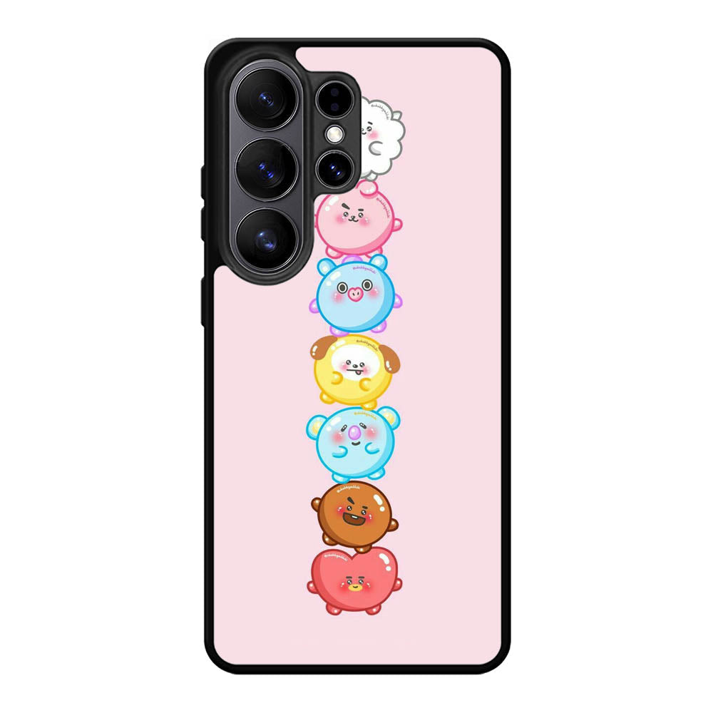 Kawaii Cute BT21 Samsung Galaxy S26 Ultra Case OV9294