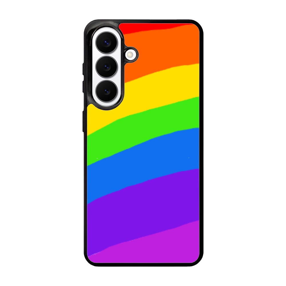 Rainbow Round Samsung Galaxy S26 Case OV8575