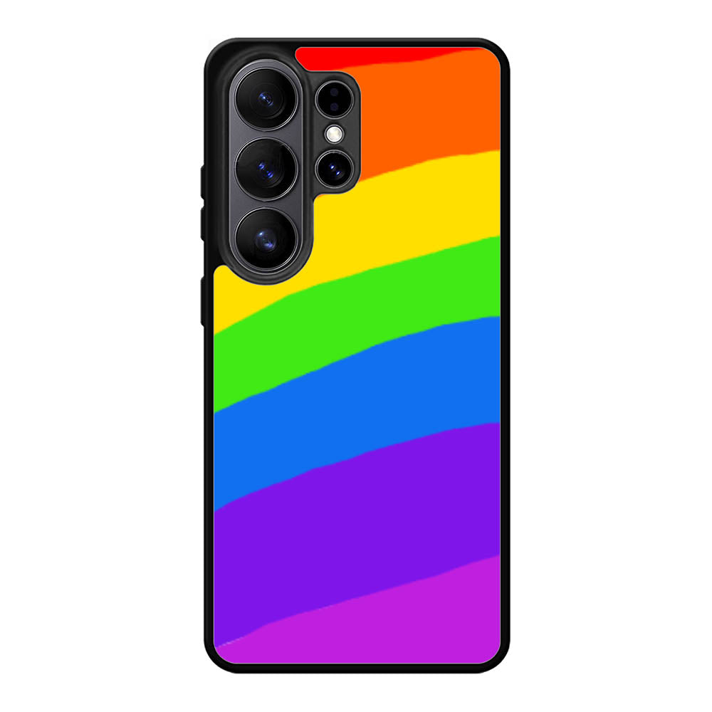 Rainbow Round Samsung Galaxy S26 Ultra Case OV8575