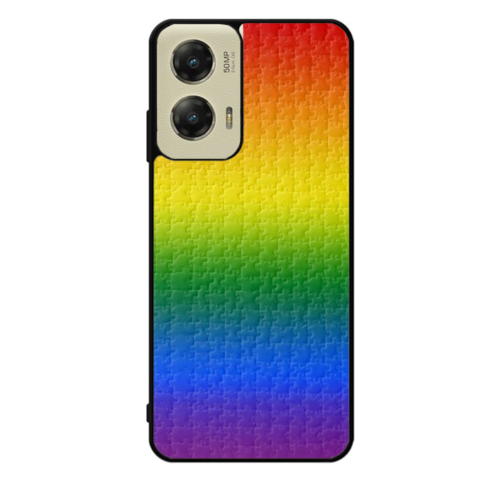 Puzzle Rainbow Motorola Moto G Stylus 5G 2024 Case OV8577