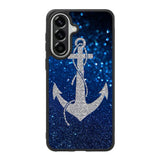 Blue Glitters Anchor Samsung Galaxy A57 Case OV4188
