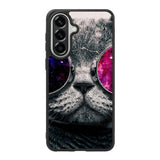 Cat Glasses Samsung Galaxy A57 Case OV4396