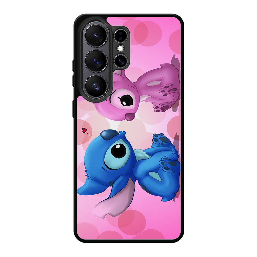 Stitch Pink And Blue 2nd Samsung Galaxy S26 Ultra Case