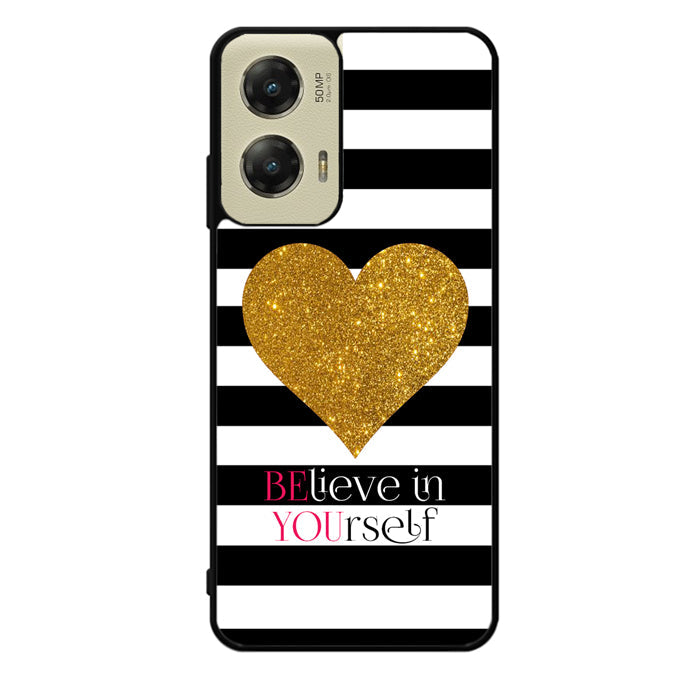 Stripes gold heart Motorola Moto G Stylus 5G 2024 Case OV2313
