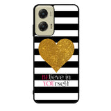 Stripes gold heart Motorola Moto G Stylus 5G 2024 Case OV2313