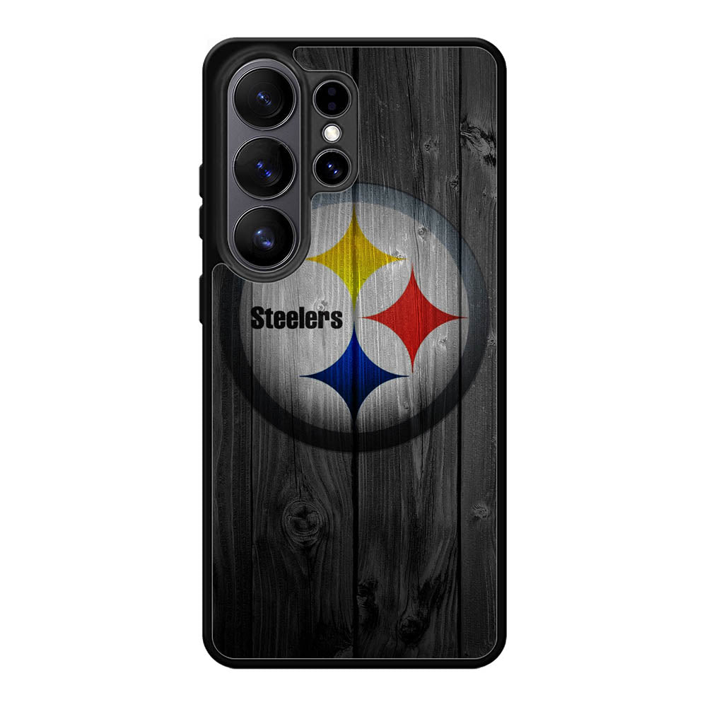 Pittsburgh Steelers Wood Samsung Galaxy S26 Ultra Case OV2863
