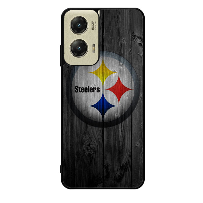 Pittsburgh Steelers Wood Motorola Moto G Stylus 5G 2024 Case OV2863