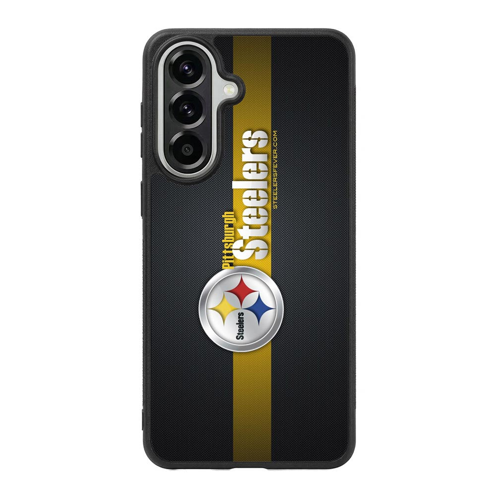 Pittsburgh Steelers Carbon Metal Samsung Galaxy A37 Case OV2875