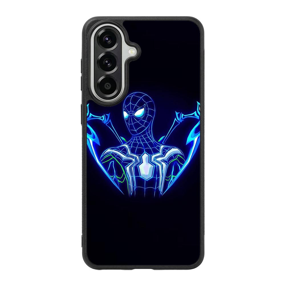 Spiderman Neon Blue Samsung Galaxy A57 Case OV2480