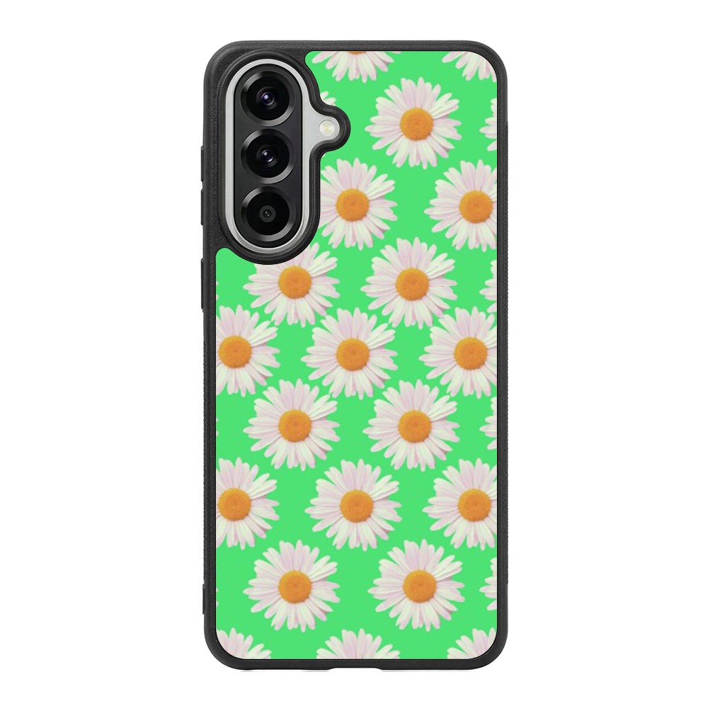 Flowers Pattern Green Samsung Galaxy A57 Case OV4924