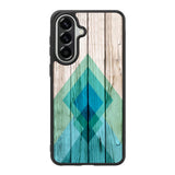Simple Aztec on Wood Samsung Galaxy A57 Case QC1806