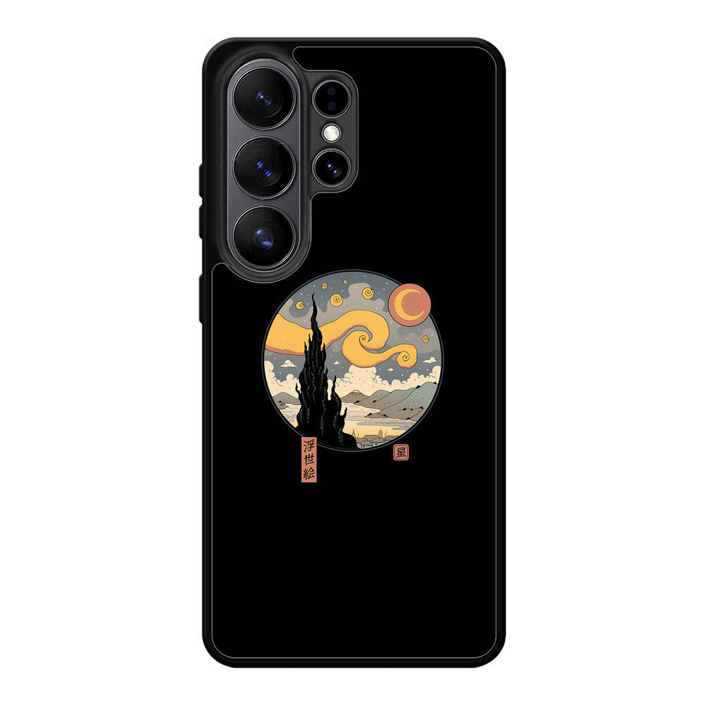 Starry Ukiyo Japanese Retro Samsung Galaxy S26 Ultra Case OV10824