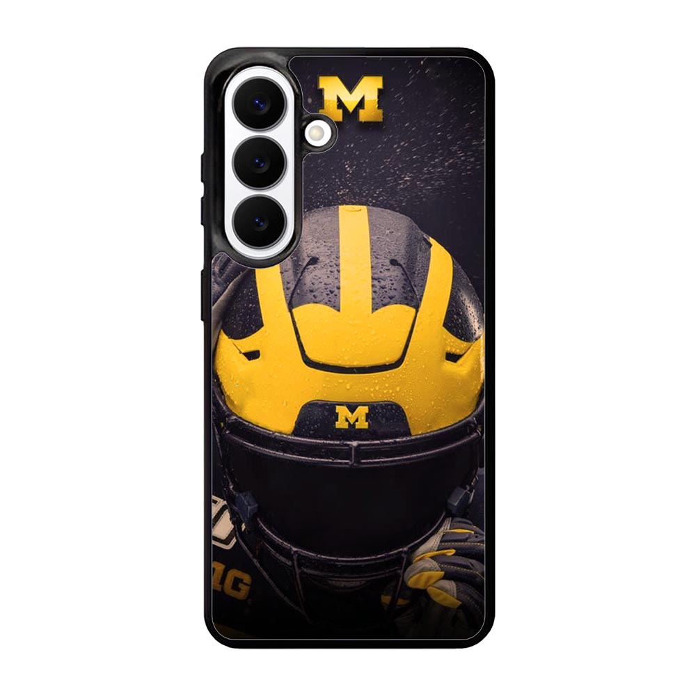 Michigan Wolverines Helmet Samsung Galaxy S26 Case QC10771