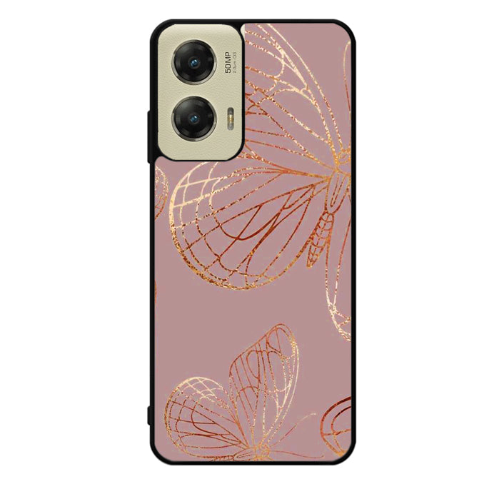 Butterfly Rose Gold Motorola Moto G Stylus 5G 2024 Case OV10341