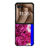 Rose Flowers Motorola Moto RAZR Plus 2025 Case OV1871