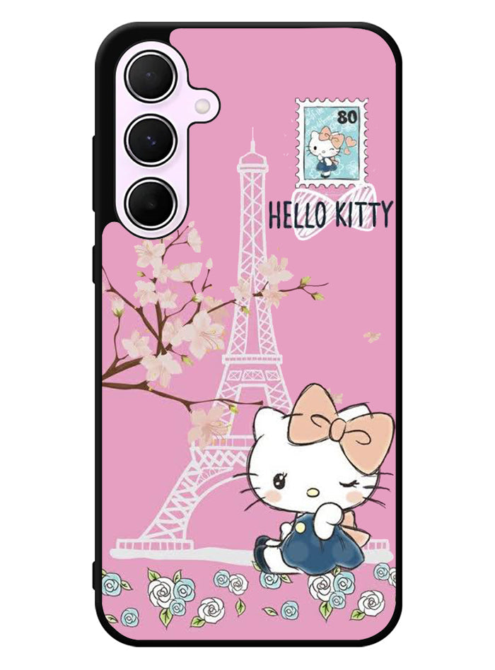 Hello Kitty Eiffel Samsung Galaxy A35 5G Case