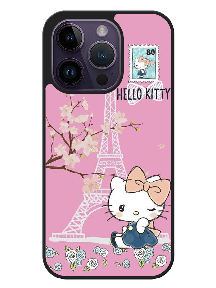 Hello Kitty Eiffel iPhone 14 Pro Max Case