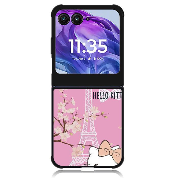 Hello Kitty Eiffel Motorola Moto Razr Plus 2024 , Moto Razr+ 2024 Case