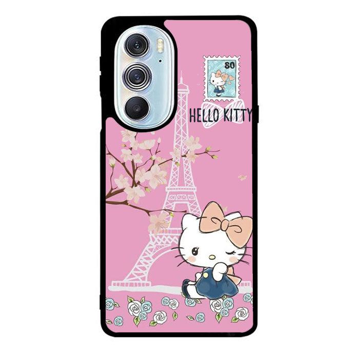 Hello Kitty Eiffel Motorola Moto Edge 2022 Case