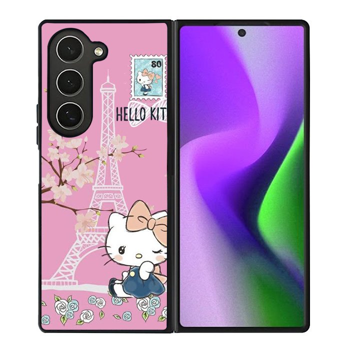 Hello Kitty Eiffel Samsung Galaxy Z Fold 6 Case