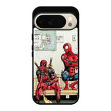 Funny Spiderman and Deadpool Google Pixel 10 Pro Case