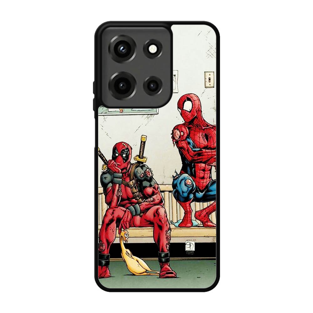 Funny Spiderman and Deadpool Motorola Moto G 5G 2025 Case OV7025
