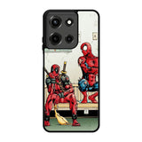 Funny Spiderman and Deadpool Motorola Moto G 5G 2025 Case OV7025