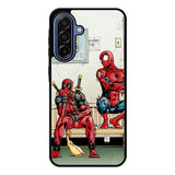 Funny Spiderman and Deadpool Samsung Galaxy A17 Case