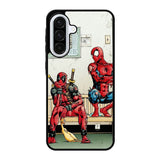 Funny Spiderman and Deadpool Samsung Galaxy A56 Case OV2519