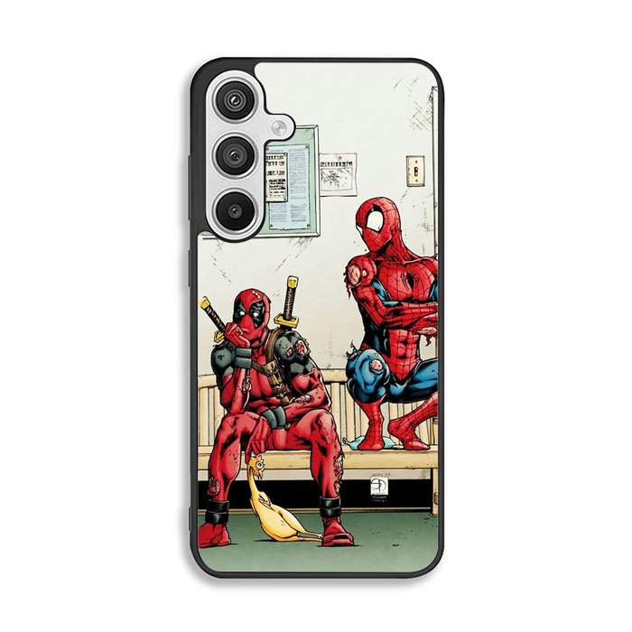 Funny Spiderman and Deadpool Samsung Galaxy A26 Case OV7025