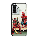 Funny Spiderman and Deadpool Samsung Galaxy A36 Case OV0108